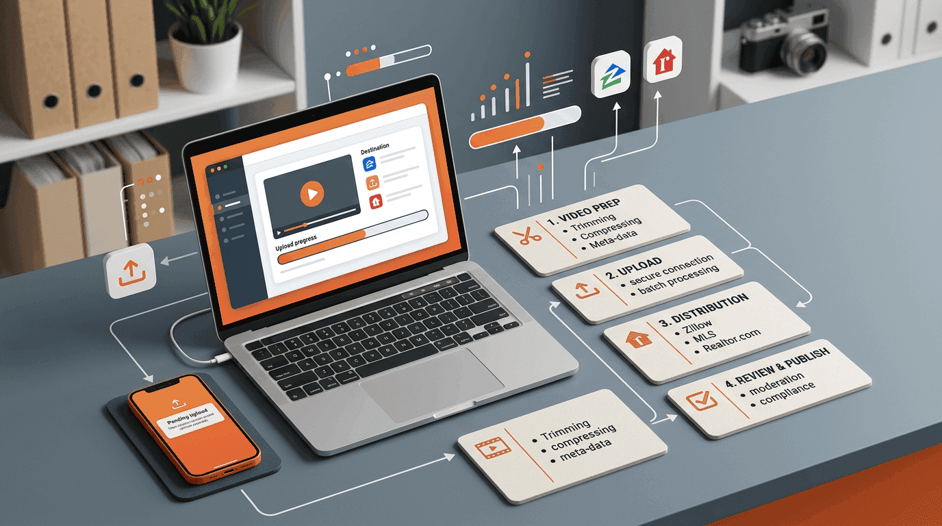 How to Upload Real Estate Videos to Zillow, MLS, and Realtor.com (2026 Step-by-Step)